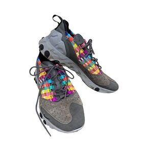 Nike React Sertu‎ Men's Athletic Shoes, Gray / Multi-Colored, Sz 9